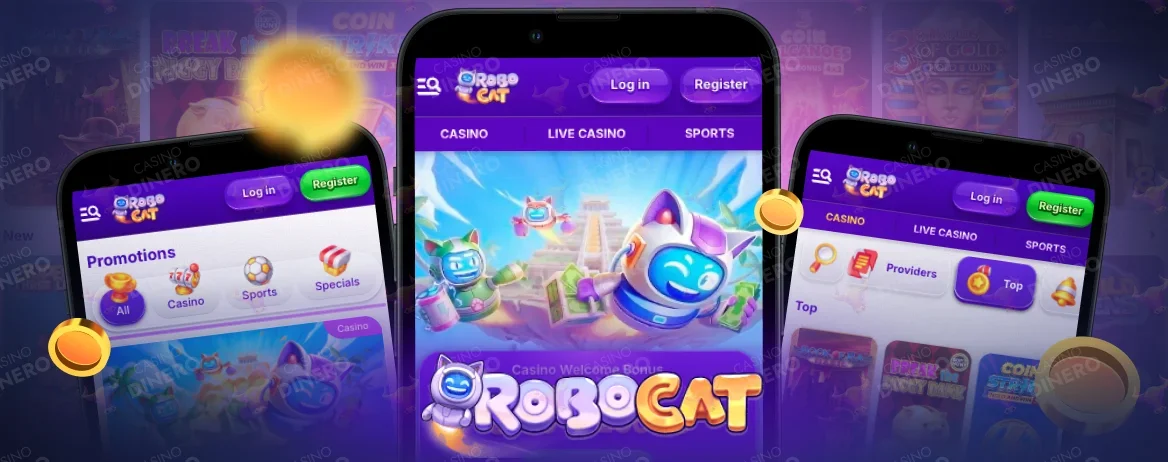 RoboCat mobilalkalmazás áttekintése és főbb funkciói