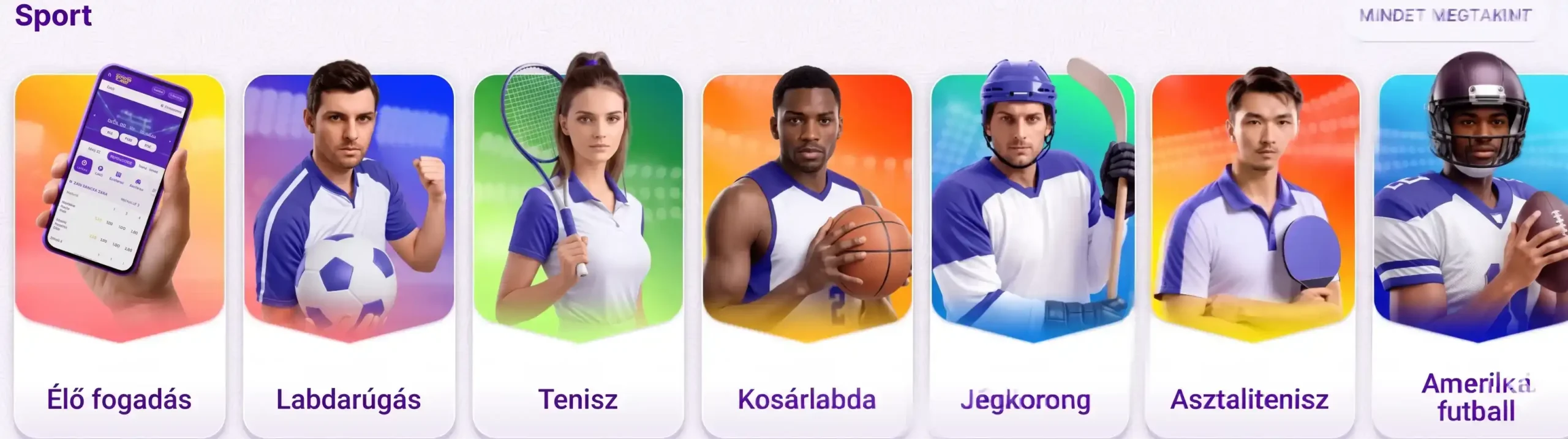 RoboCat Sportfogadás kategóriák és sportágak listája