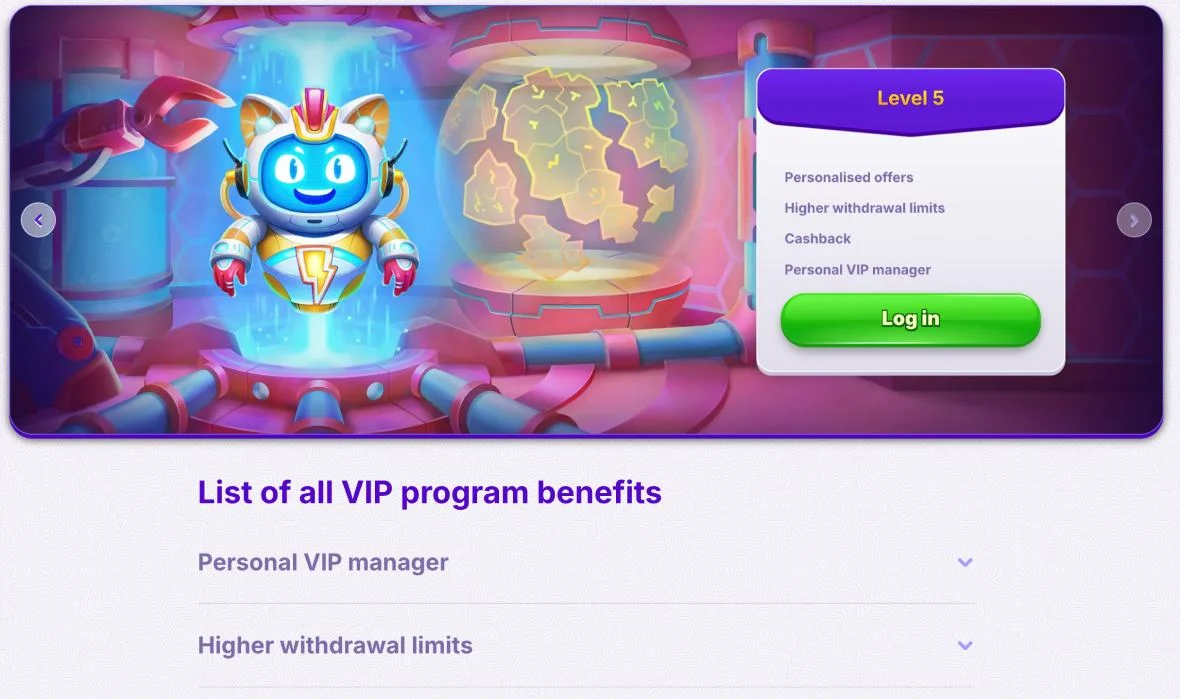 RoboCat VIP program szintek &eacute;s előny&ouml;k bemutat&aacute;sa